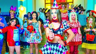 Неделя Хэлоуин - Диана Клоун!! Приключения Начинаются!! Halloween Week - Clown Girl