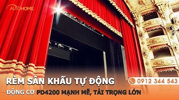 Rèm Sân Khấu Tự Động Dùng Động Cơ PD4200