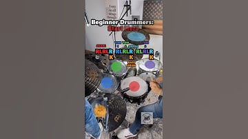 Beginner Drummers: Learn This Easy 16th Note Drum Fill 🥁