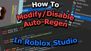 How To Remove/Modify Automatic Regeneration In Roblox Studio!