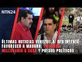 Lo último Venezuela: red intentó favorecer a Maduro, embargo millonario a Saab y presos políticos
