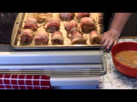 Chicken Livers Wrapped in Bacon! The only recipe like this on the net!