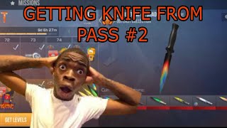 GETTING KNIFE FROM PASS #2 + OPENING 11 CASES (standoff 2)