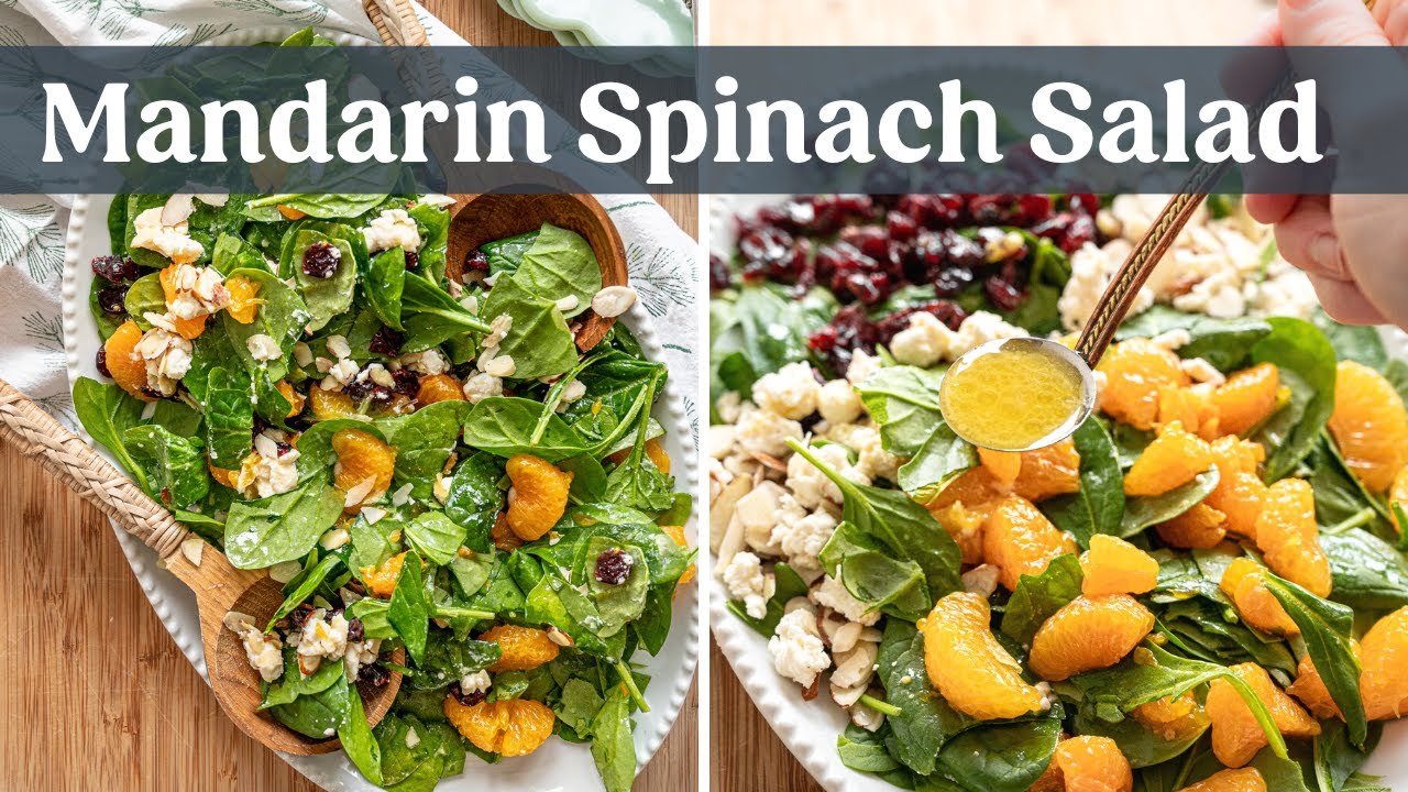 Mandarin Orange Spinach Salad