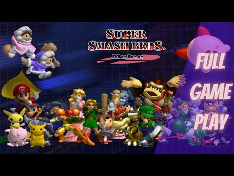 Super Smash Bros. Melee - Full Game Walkthrough Gameplay  No Commentary