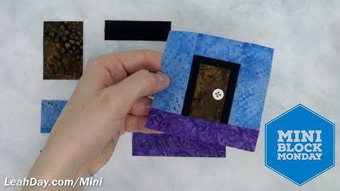 How to Piece a Magical Door Quilt Block - Mini Block Monday #14