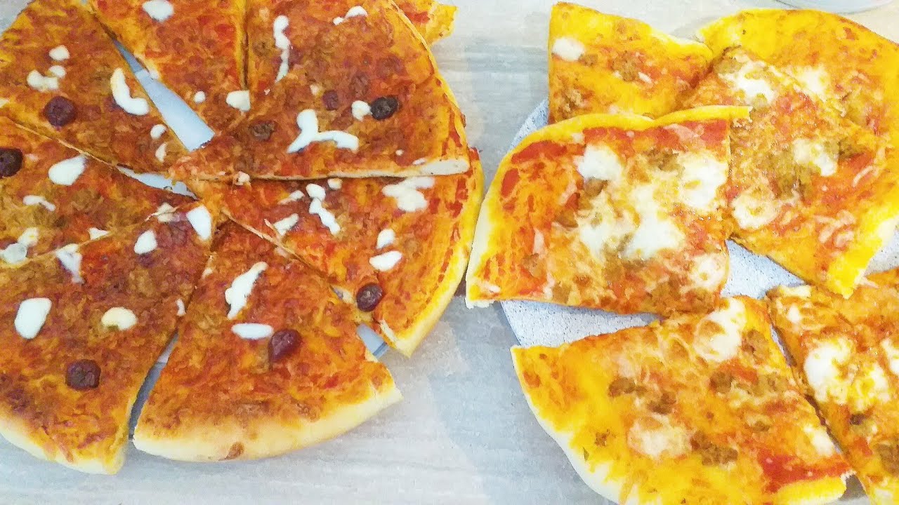 Pizza italiana con l'uovo 🇮🇹بيتزا ايطالية بالبيض YouTube