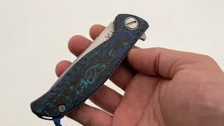 Shirogorov Knives F3 Aquatic - Special Edition - Deep Sea TechnoCarbo Handle Knife From Recon 1