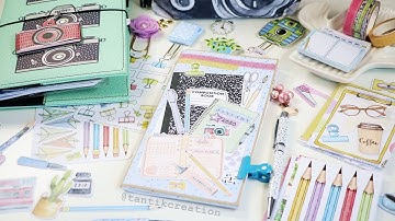 TN planner set up with Cocoa daisy Noted kits