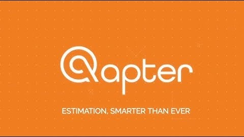 Qapter, Estimation smarter than ever