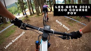 Les Gets 2021 | XCO Course POV with Laurie Arseneault and Emily Batty by Emily Batty 25,380 views 2 years ago 6 minutes, 51 seconds
