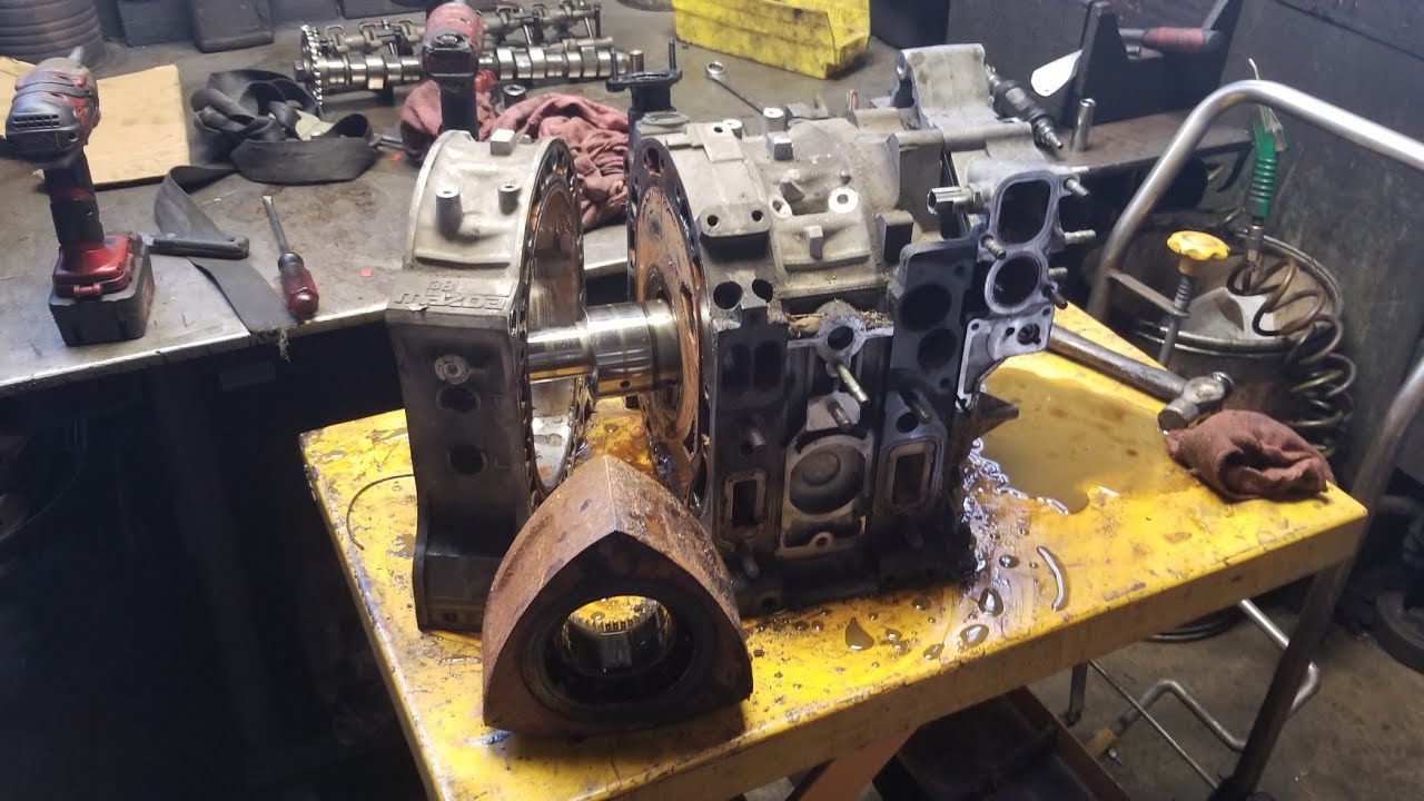 Did that happened to my Mazda rx8 engine? - YouTube