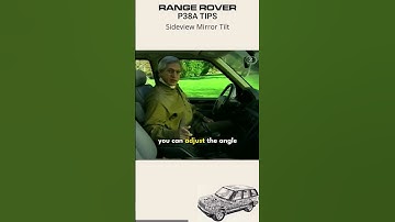Range Rover P38A - How to set the Side-view Mirror Tilt #shorts #rangerover #mirror #howto
