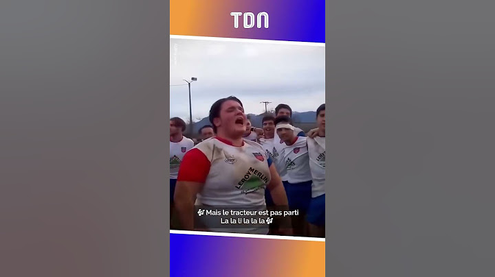 Ces rugbymans sont devenus des stars grâce à leur chanson paillarde !