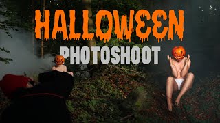 Pumpkin Halloween Photoshoot | Behind The Scenes