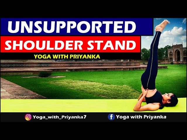 How to do Unsupported Shoulder Stand , Yoga for Beginners, Yoga with  Priyanka 