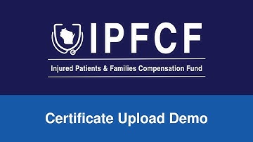 IPFCF - Certificate Upload Demo