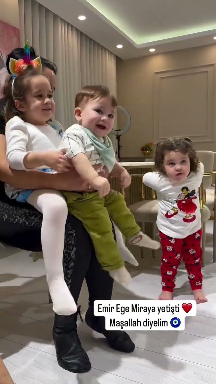 Emir Eğe Miraya yetişti ❤️ Maşallah diyelim ?