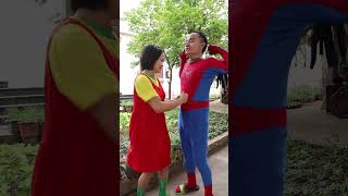 Spiderman and hulk - ha oai với người yêu và cái kết#spiderman #shorts
