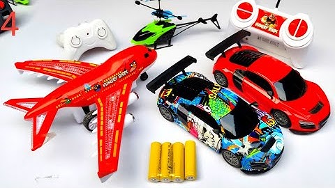 Radio Control Airbus A380 Aeroplane Unboxing And Testing RC Rechargeable helicopter RC Racing Cars