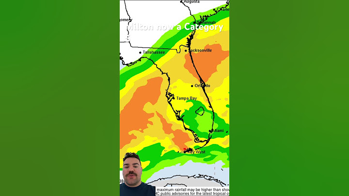 #hurricaneseason2024 Milton now a category 5. Flash flooding, storm surge starting Tuesday night