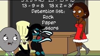 Rock Paper Scissors get arrested in school