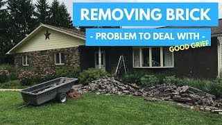 Removing Brick from House - Problem to Deal With Resimi