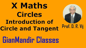 X Maths | Circles | Introduction of Circle and Tangent by Preeti Ma