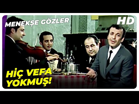 Menekşe Gözler - Sadri Abimiz Efkarlanıp Şarkı Söylüyor!  | Sadri Alışık Eski Türk Filmi