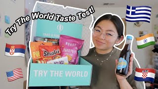 Try The World snack box! ✈