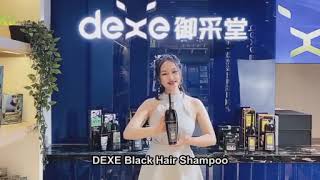 Dexe Black Hair Shampoo Comb