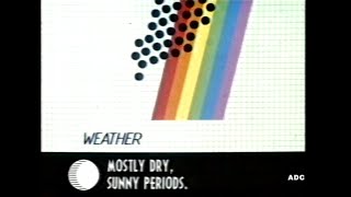 Central weather announcer Stewart White, adverts, CH4 trailer & ITV trailer 10th October 1982 2 of 2