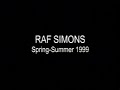 Raf simons ss 99 kinetic youth