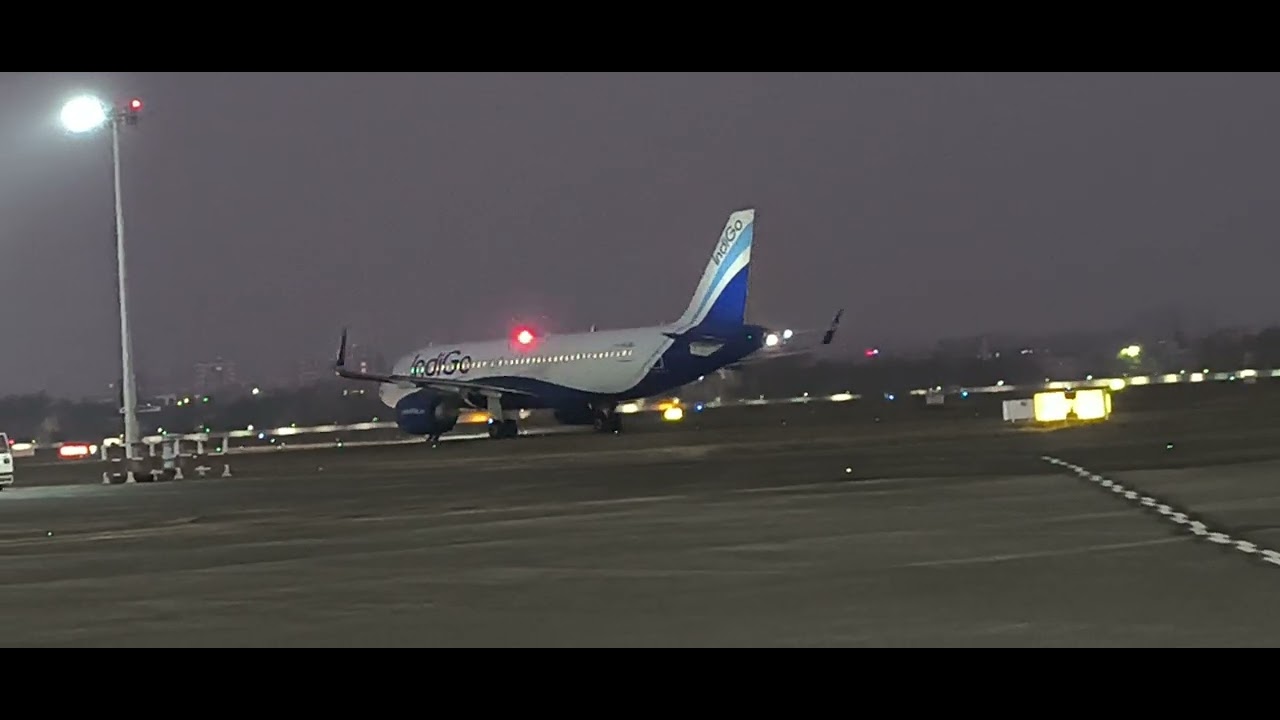 IndiGO Flight Ready For Takeoff 