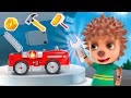The Hedgehog Became a Mechanic | Fire Truck Broken | Cartoon for Kids | Dolly and Friends 3D