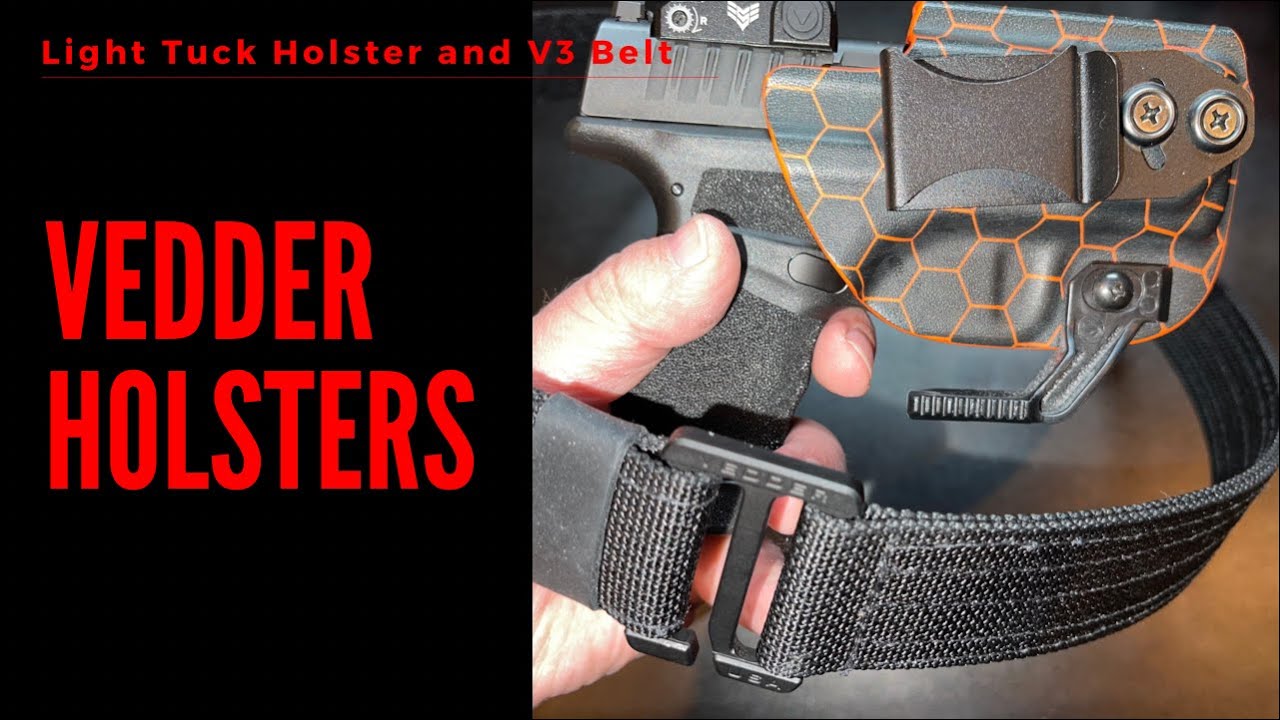 Vedder Holsters V3 Belt and Light Tuck Holster Well Done! (2021) YouTube
