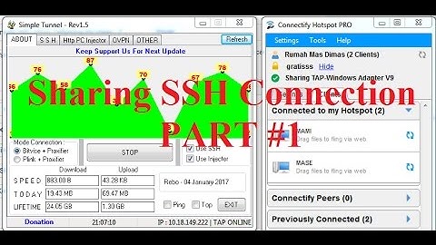 Simple Sharing Koneksi SSH Menjadi Wifi Untuk Tethering Ke Hape - Part #1