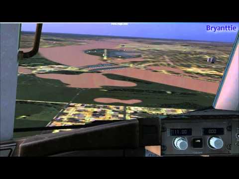 757 Landing at Washington National Airport 1080P (...