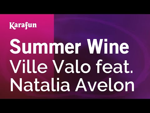Summer Wine - Ville Valo & Natalia Avelon | Karaoke Version | KaraFun