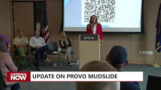 Provo officials give update on mudslide report