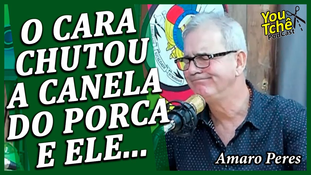 O CARA CHUTOU A CANELA DO PORCA E ELE... - AMARO PERES