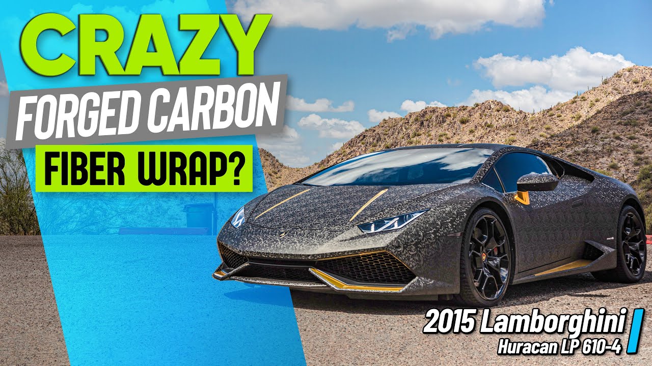 Lamborghini Huracan LP610-4 – crazy forged carbon fiber wrap!