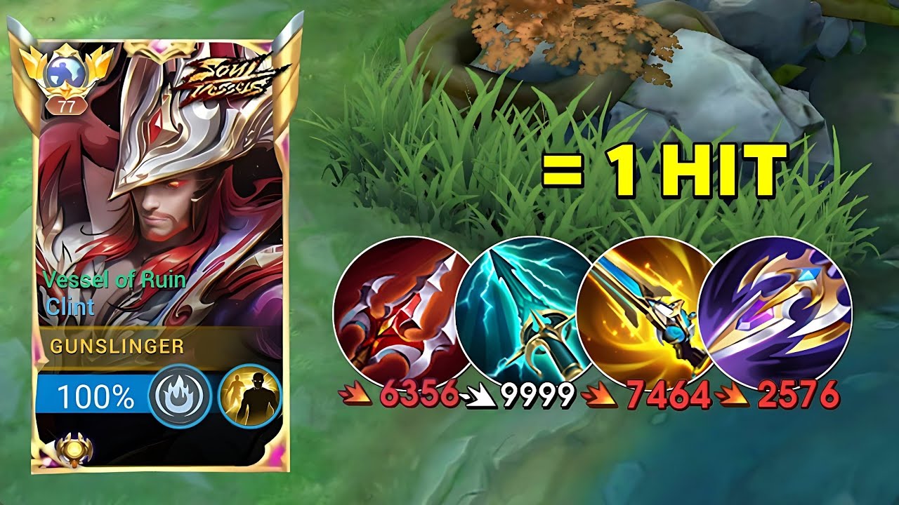 CLINT NEW ABNORMAL BURST DAMAGE BUILD! (must try) - MLBB