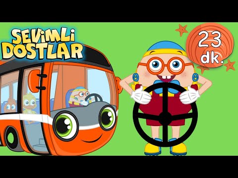 Bak Otobüs Geliyor🚌 ve 23 Dakika Sevimli Dostlar Bebek Şarkıları |Çocuk Şarkıları 2024 |Adisebaba TV
