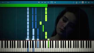 Video thumbnail of "Lauren Aquilina - Thinking About | Synthesia Piano Tutorial"