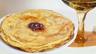 Таких Блинов Вы Точно Не Ели!Медовые🍯Самые Тонкие🥞Без Весов!Блинчики С Медом И Молоком