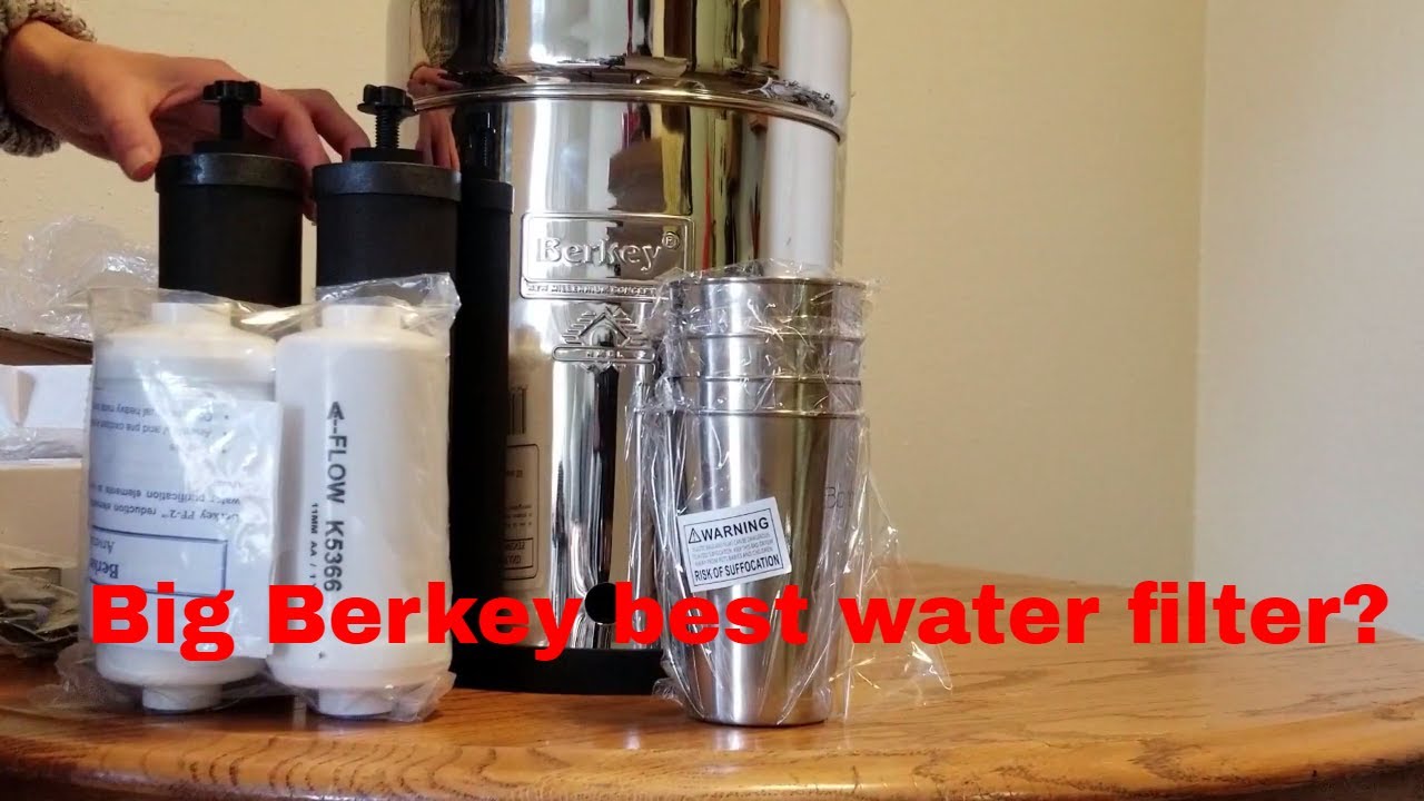 Best affordable fluoride water filter. Unboxing Berkley water filter ...