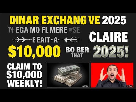 تبادل دینار LIVE 2025 چگونه هفتگی 10000 دلار خود را مطالبه کنیم