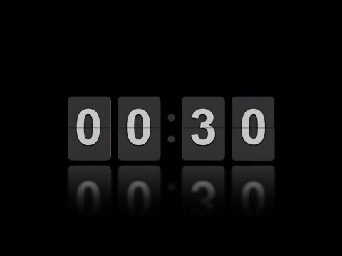 30 second flip clock