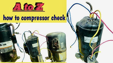 how to check compressor | compressor check kaise kare. hvac